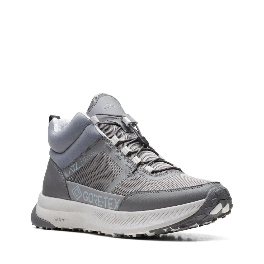 Clarks ATL 26169124-020 Boot Men's 9 Gray GORE-TEX Waterproof Round Toe JOBB1105